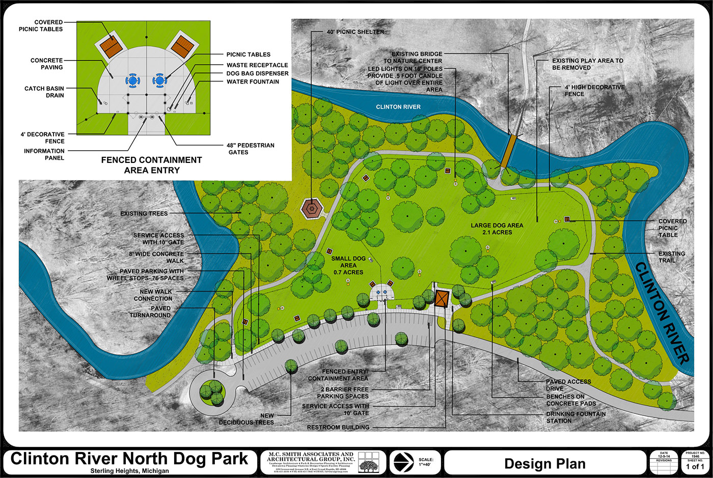 CLINTON RIVER DOG PARK, STERLING HEIGHTS, MICHIGAN